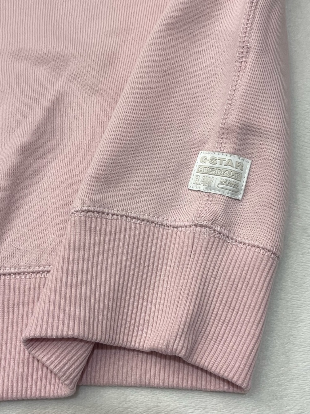 G-Star RAW Premium Core RAW Crewneck Women’s Light Pink Sherland Sweatshirt - Picture 4 of 16